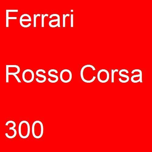 Ferrari, Rosso Corsa, 300.